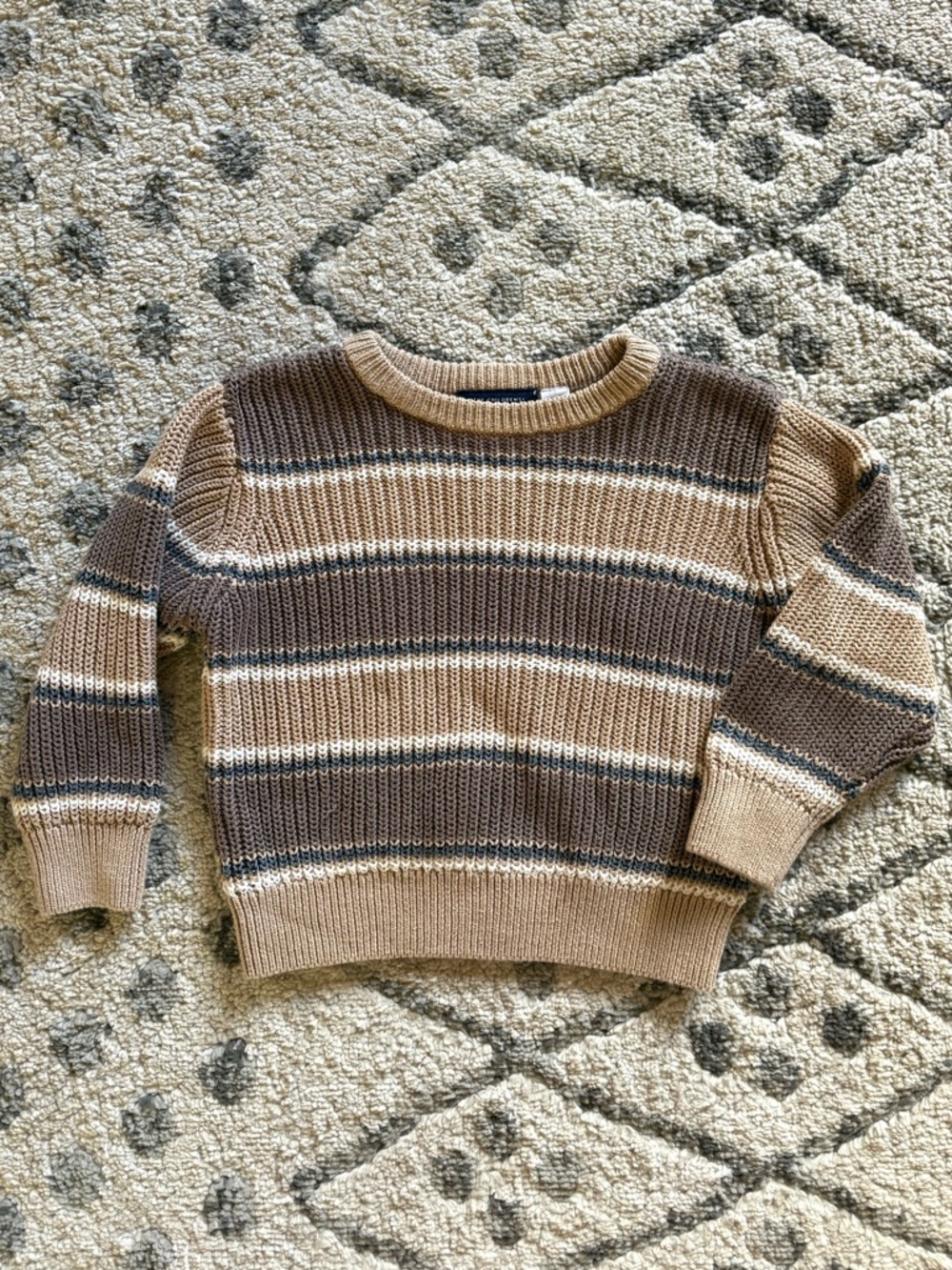 Children’s Place older striped chunky sweater